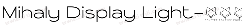 Mihaly Display Light字体转换